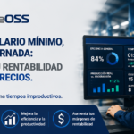 ómo mantener la rentabilidad de una empresa manufacturera después del aumento del salario mínimo y la reducción de la jornada laboral mediante la medición de la eficiencia y los tiempos improductivos.