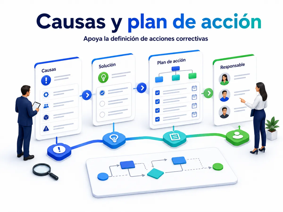 actionflow causas y plan de accion