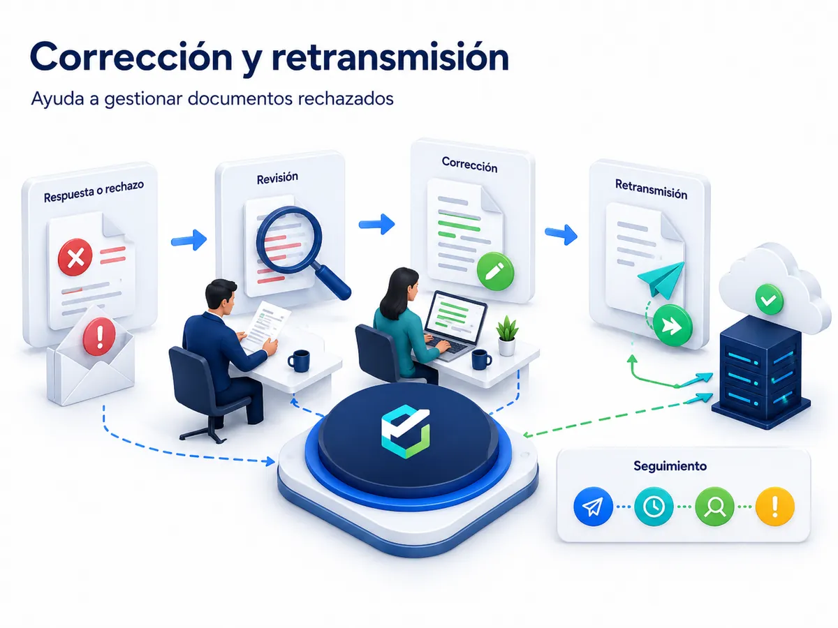 felmanager correccion y retransmision